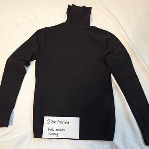 WHBM Black turtleneck sweater